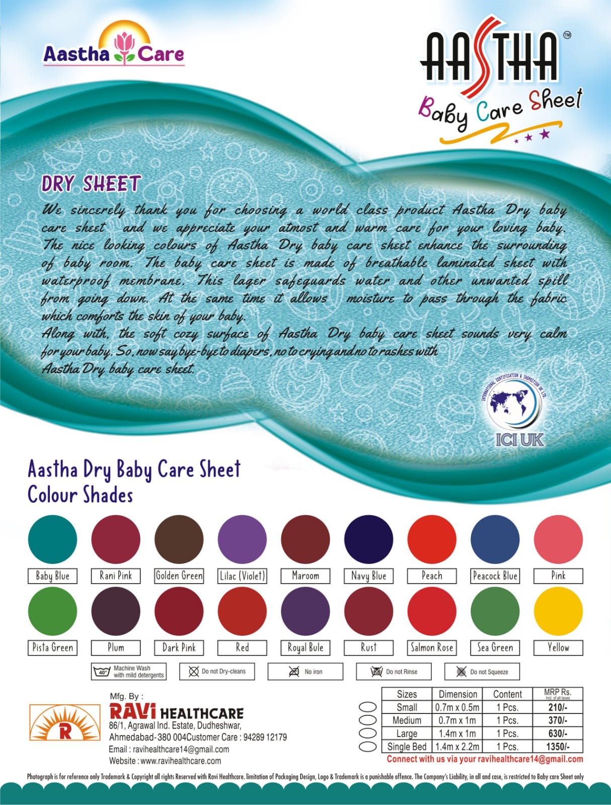 Baby-Care-Sheet-Various-Color